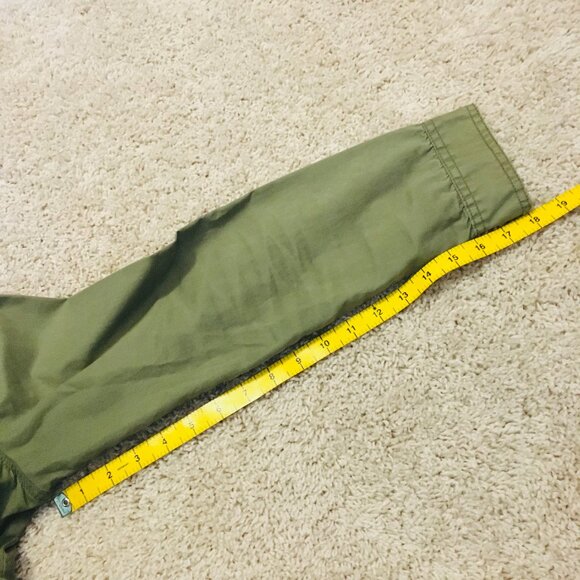 Army Green Cotton Military Utility Jacket - Picture 16 of 16